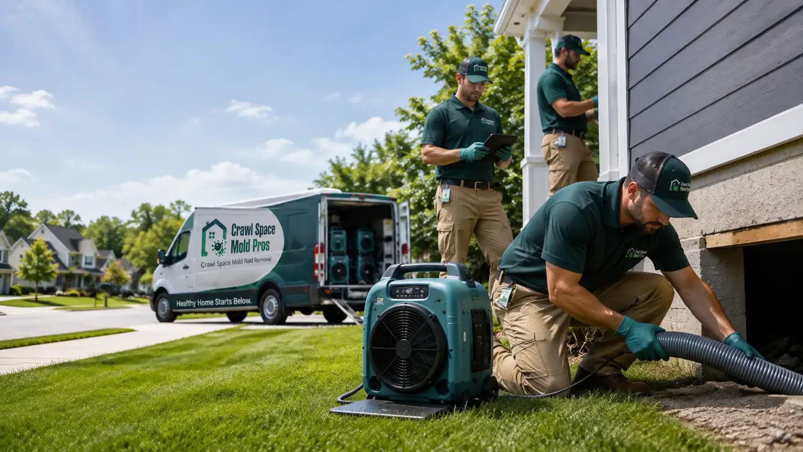 Crawl Space Mold Removal in Portland, AR